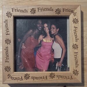 Wooden Friends Photo Frame